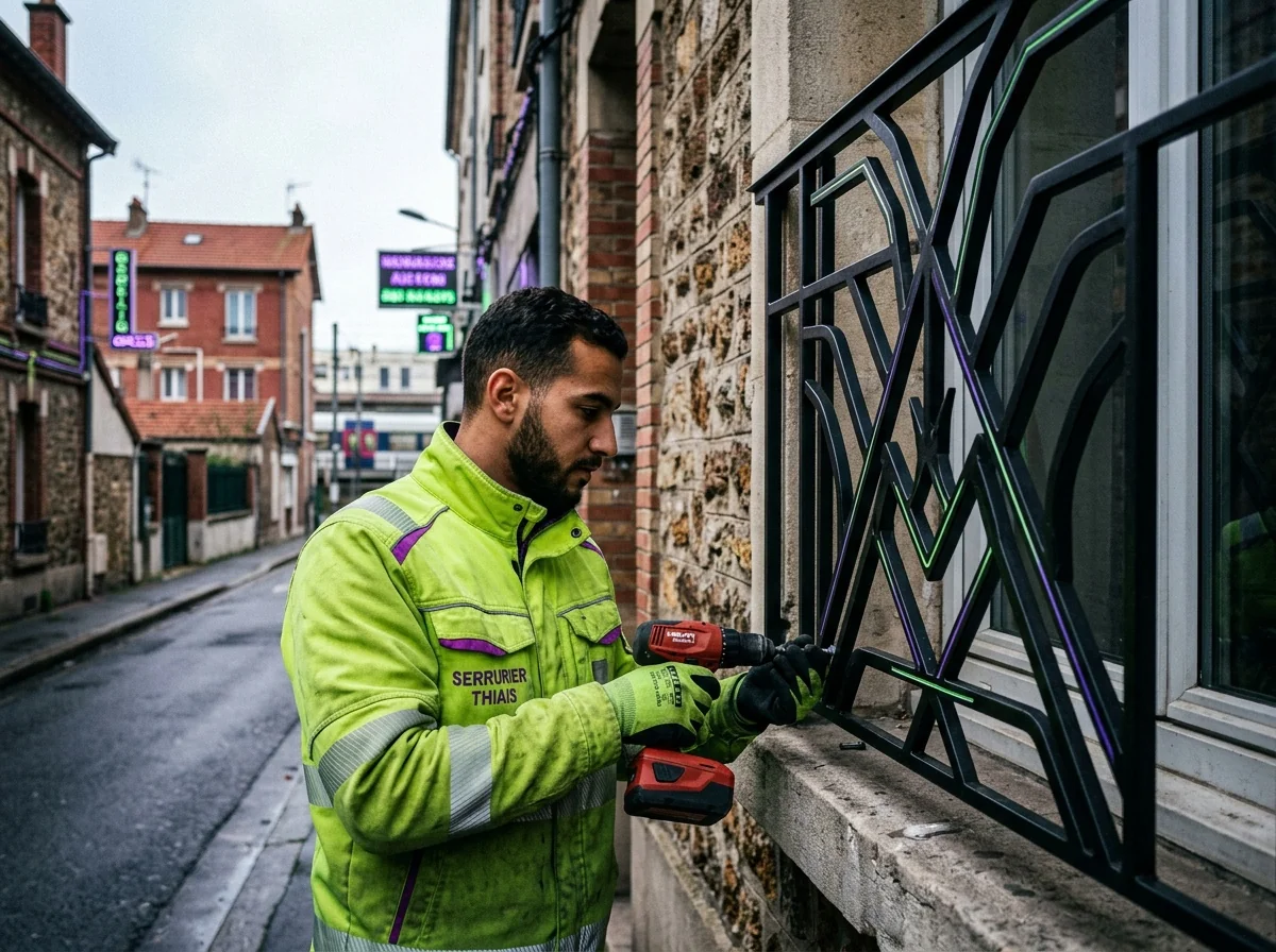 Métallerie · grilles de défense à Thiais